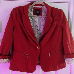 3/4 sleeve blazer